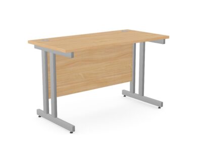 Ashford Metal Twin Leg Straight Desk 600