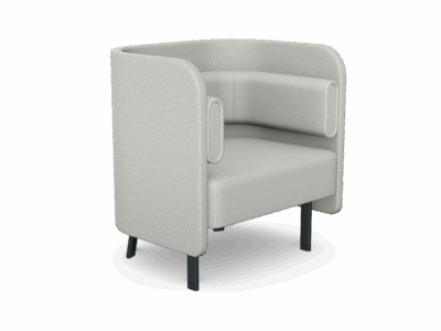 Frame Soft Seating Armchair with Covered Back FM 312 LB