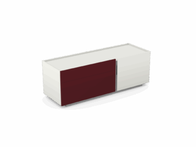 Ostin Small Cabinets, Sleek Linear Visual Effect