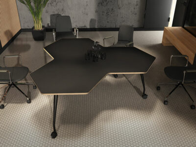 Sirio Mobile Geometric Meeting Tables
