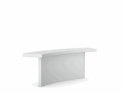 Furonto Low Curved Counter Top F2-23