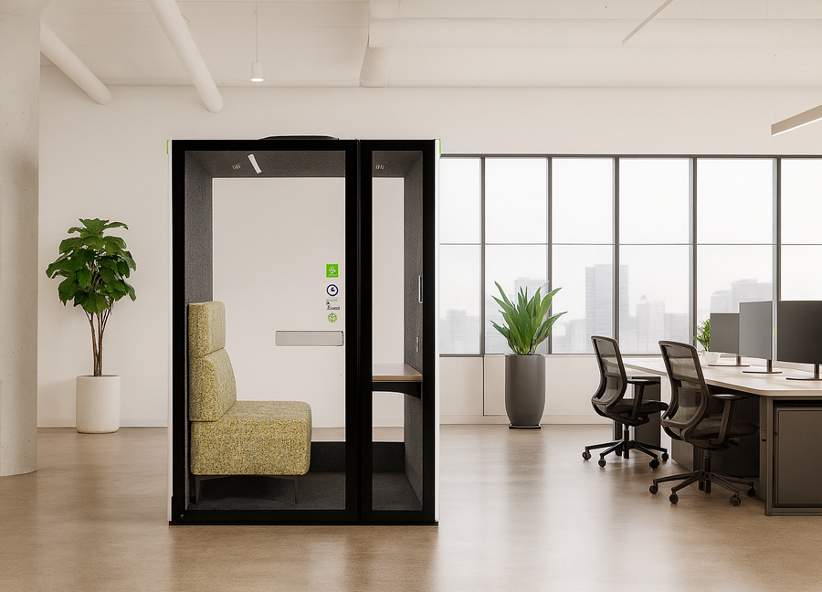 FOCUS – 3.0 Plus Acoustic Pod – High Acoustic Ratings, Built with Sustainability in Mind 2 Focus 3.0 Plus Acoustic Pod