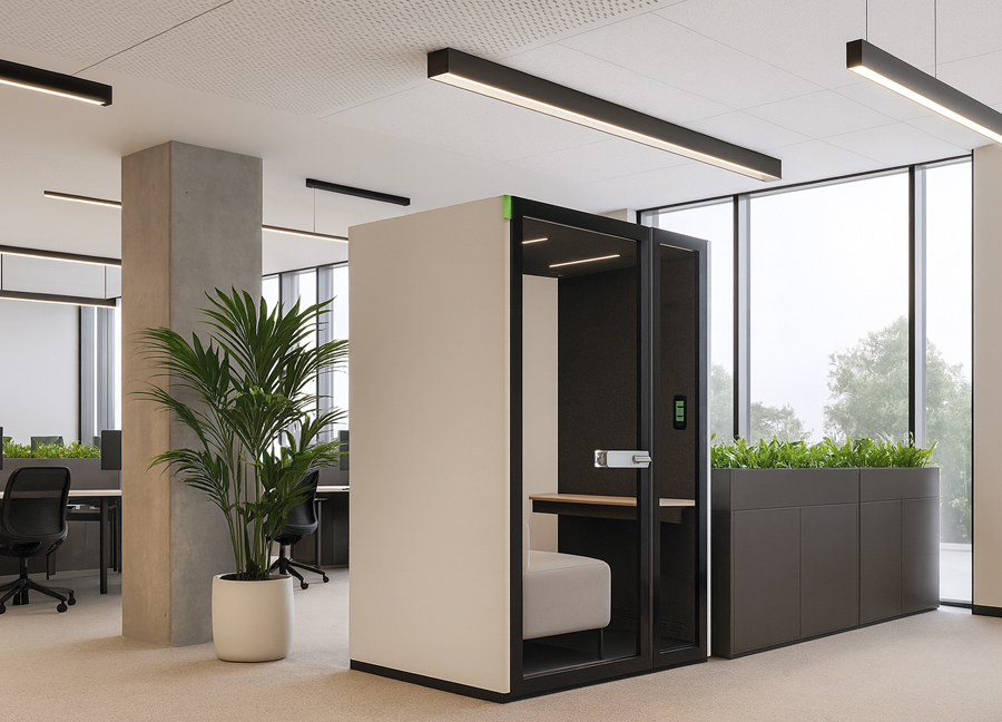 FOCUS – 3.0 Plus Acoustic Pod – High Acoustic Ratings, Built with Sustainability in Mind 3 Focus 3.0 Plus Acoustic Pod