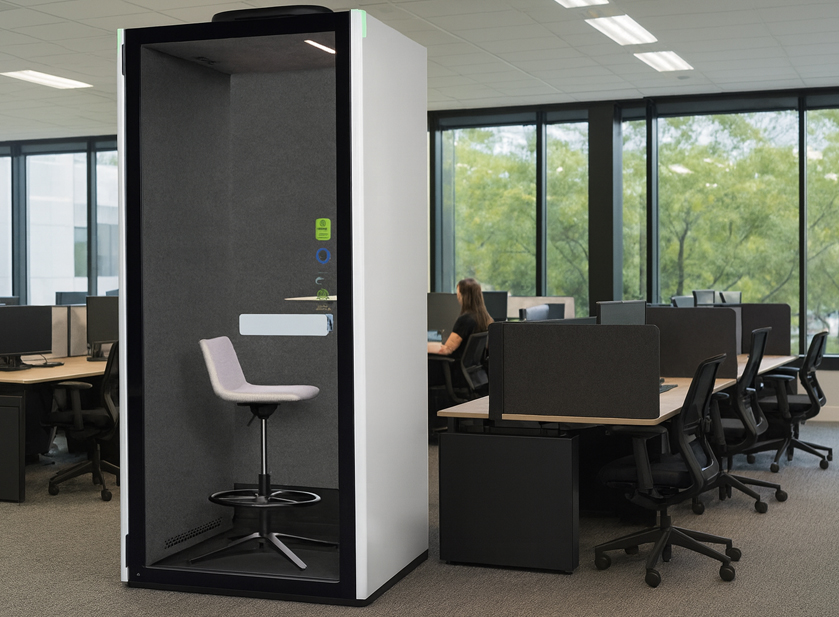 SOLO - 3.0 Plus Acoustic Pod - High Acoustic Ratings, Built with Sustainability in Mind 2 Solo 3.0 Plus Acoustic Pod