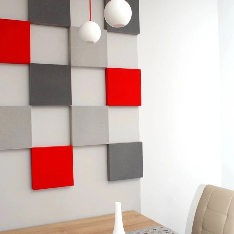 FLUFFO Square - Soft Acoustic Wall Panels 3 Fluffo Square Acoustic Wall Panels