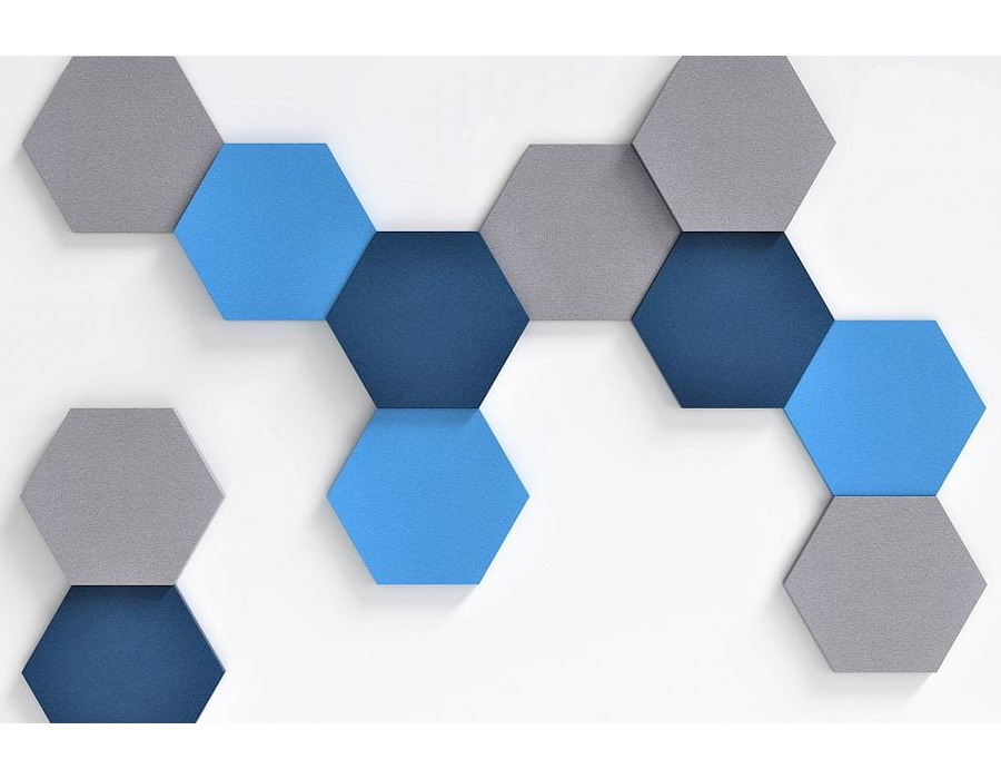 FLUFFO Hexa - Soft Acoustic Wall Panels 3 Fluffo Acoustic Wall Panels - office design and fit out