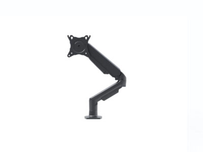 Single gas spring monitor arm